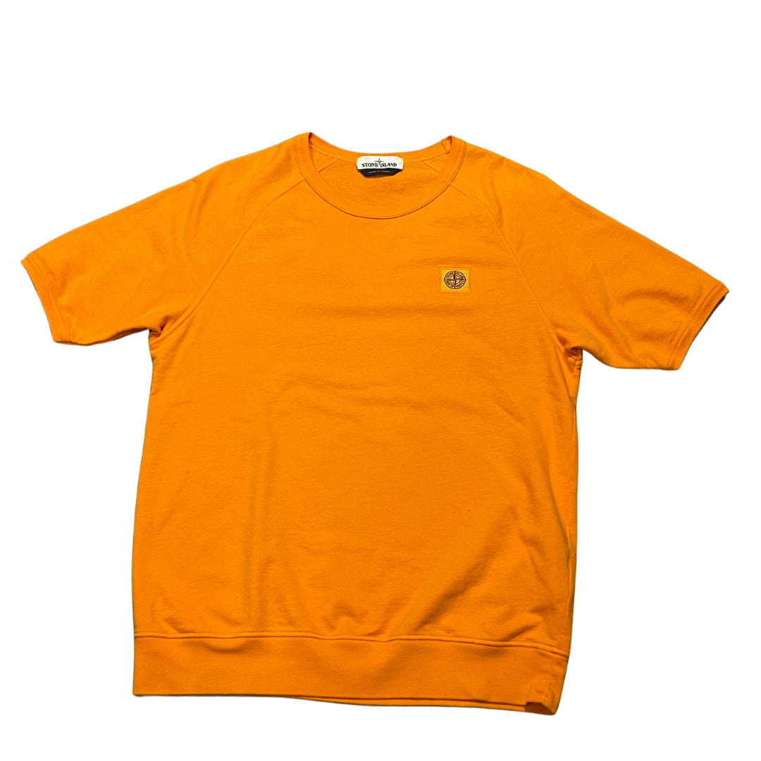 Stone Island Patch T-Shirt Orange (Preowned) - Pre-Owned