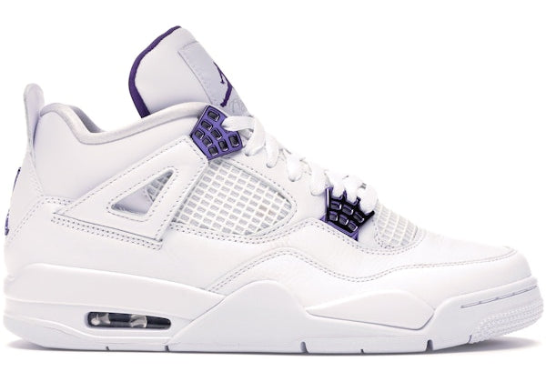 Jordan 4 Retro Metallic Purple (Preowned Size 8.5)