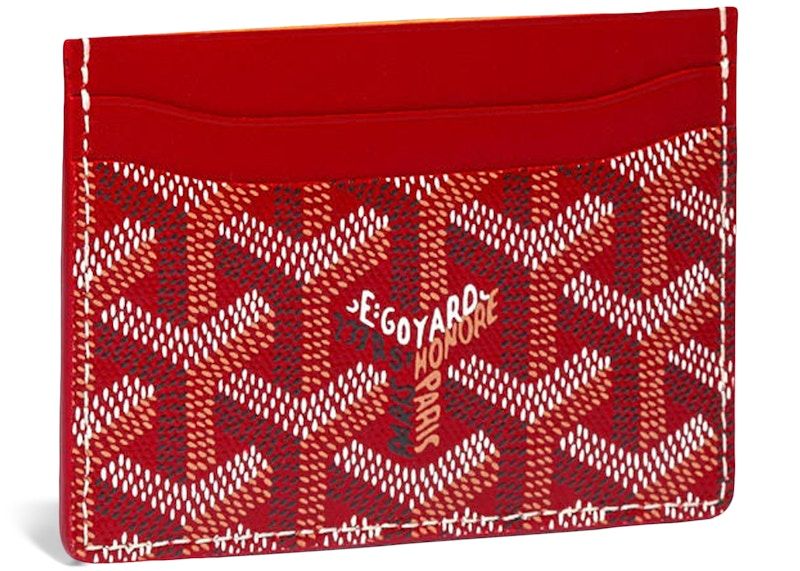 Goyard Saint Sulpice Card Holder Red