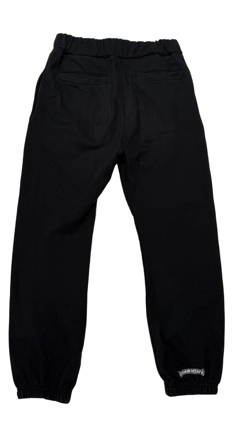 Chrome Hearts Leg Scroll Logo Sweatpants Black - Pre-Owned Size S