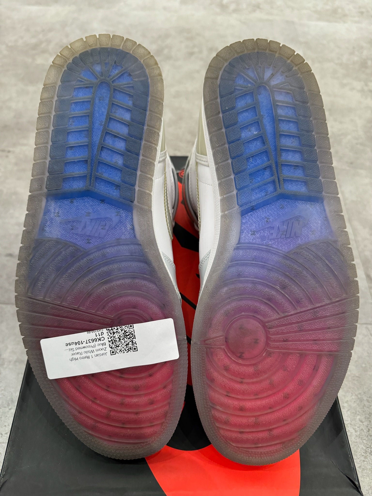 Jordan 1 Retro High Zoom White Racer Blue - Pre-Owned Size 11