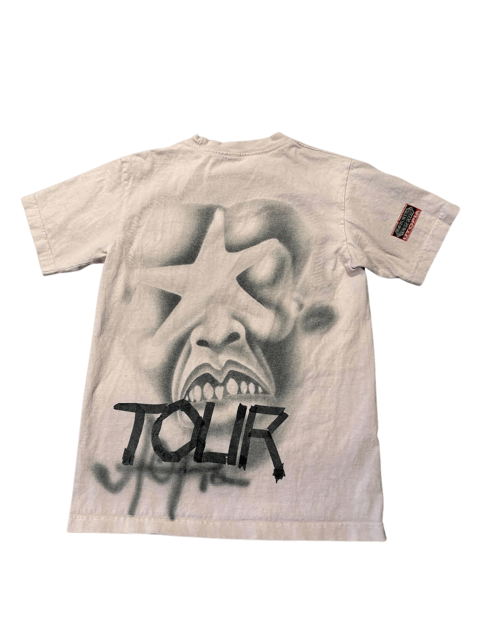 Travis Scott Front Row Seats Tour Tee Pink - Pre-Owned Size S