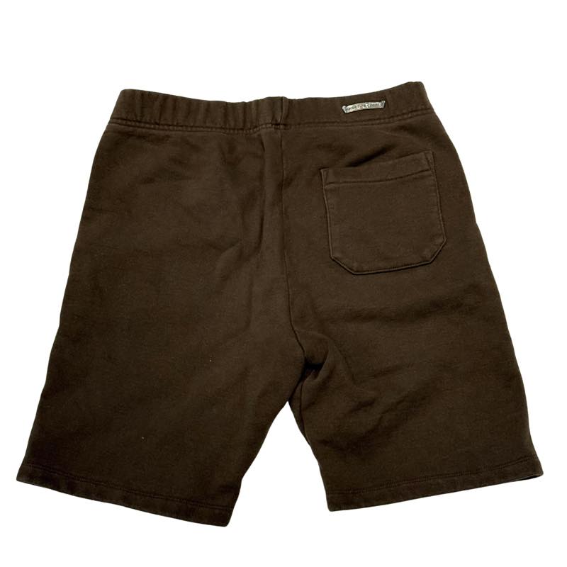 Chrome Hearts Slo Ride Embroidered Logo Shorts Brown - Preowned Size M