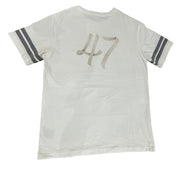 Dior Relaxed Fit Ribbon Logo T-Shirt White (Preowned Size L) - Pre-Owned
