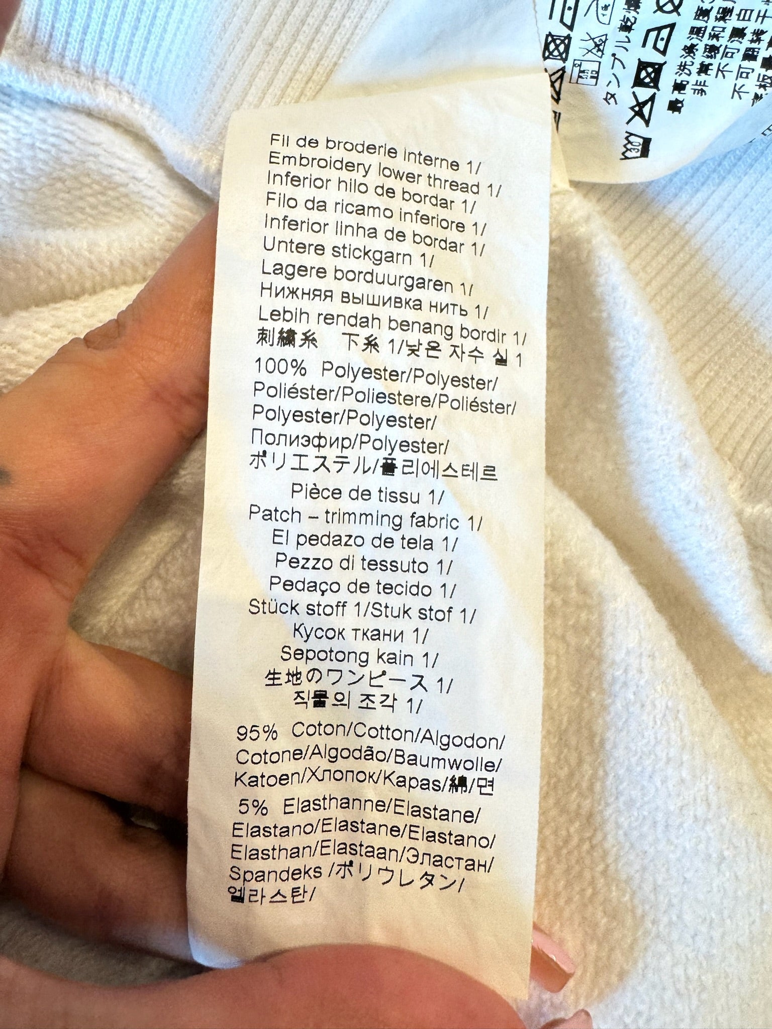 Kenzo Geo Tiger Crewneck White (Preowned) - Pre-Owned