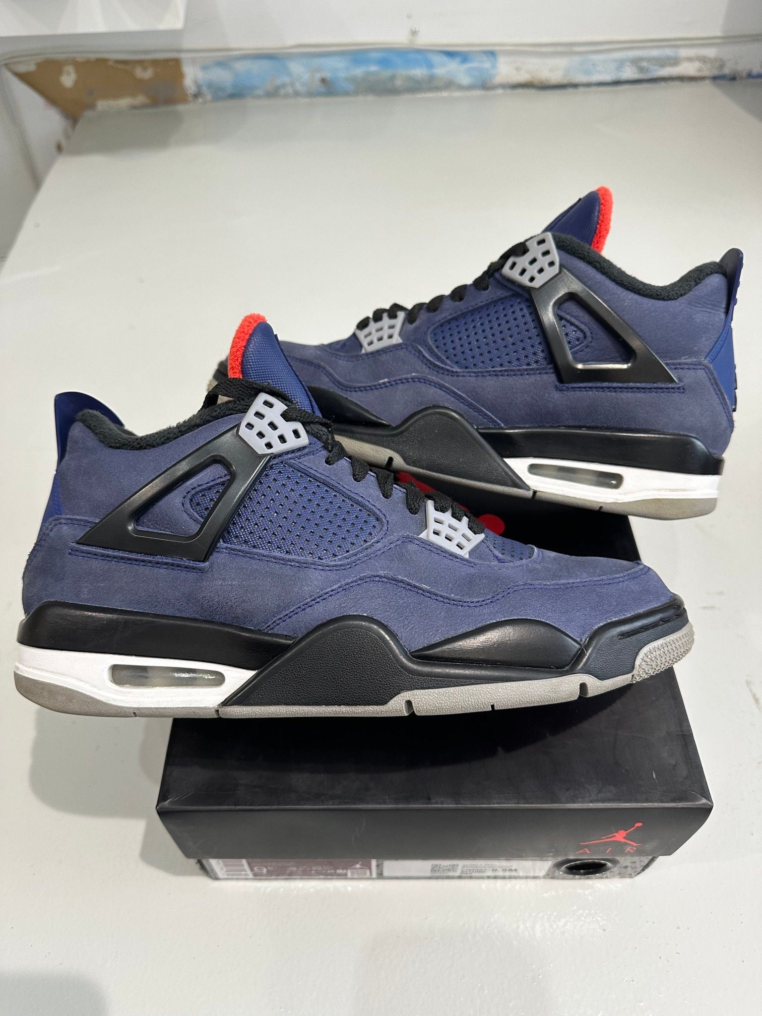 Jordan 4 Retro Winterized Loyal Blue - Pre-Owned Size 9.5