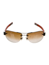 Chrome Hearts Classic Oval Aviator Sunglasses