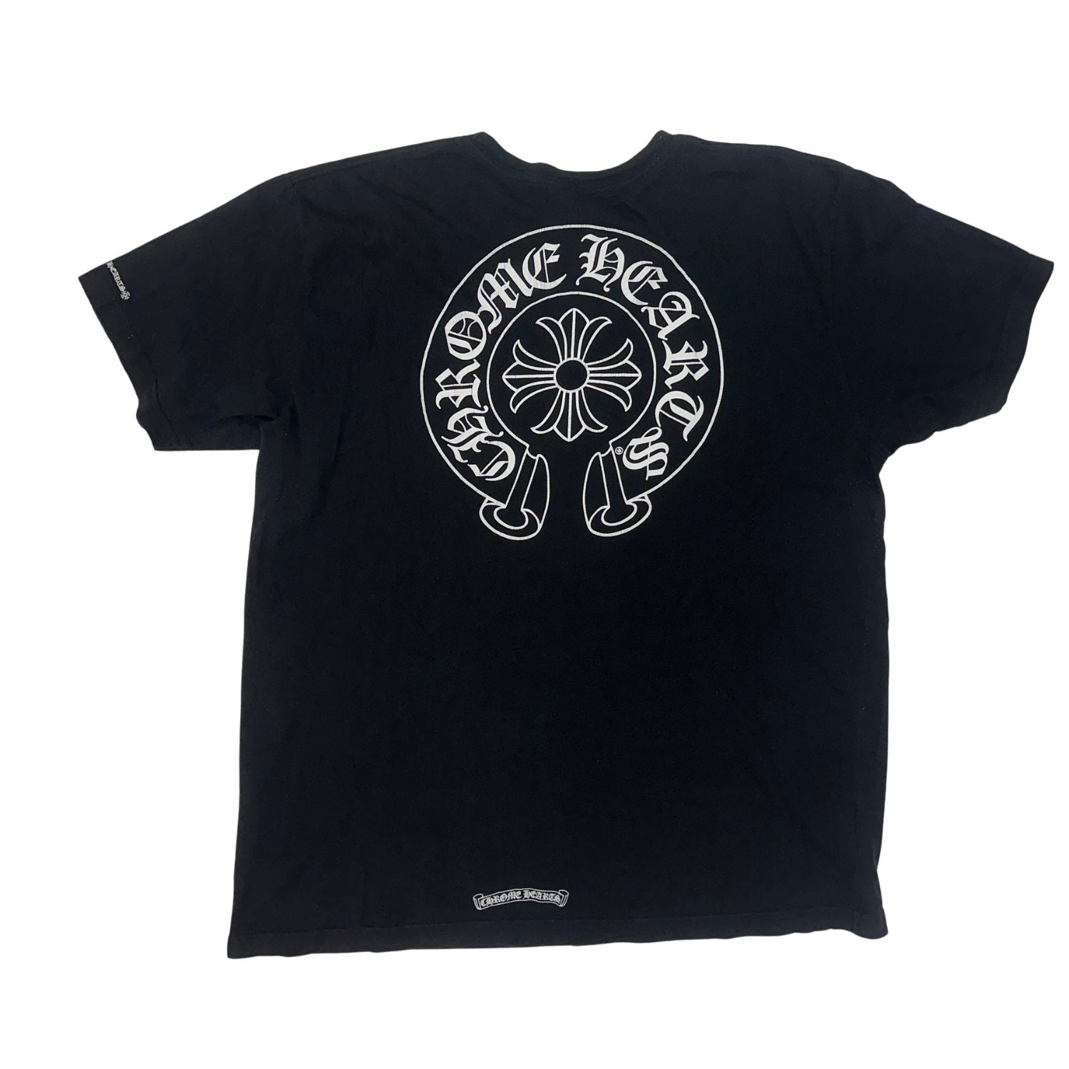 Chrome Hearts Horseshoe Logo T-Shirt Black - Pre-Owned Size XXL