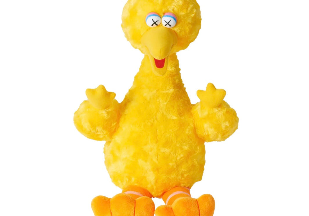 Kaws Sesame Street Uniqlo Plush Toy Big Bird