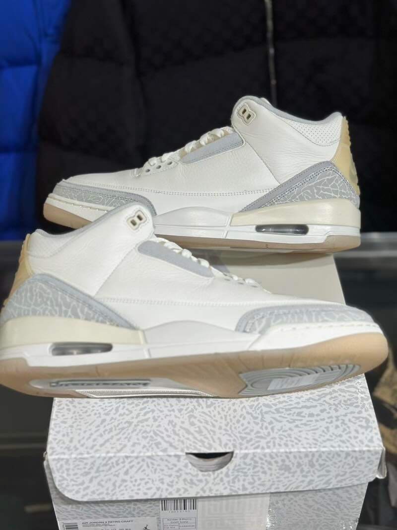 Jordan 3 Retro Craft Ivory - Pre-Owned Size 12.5
