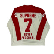 Supreme Business Hockey Jersey White - Pre-Owned Size M