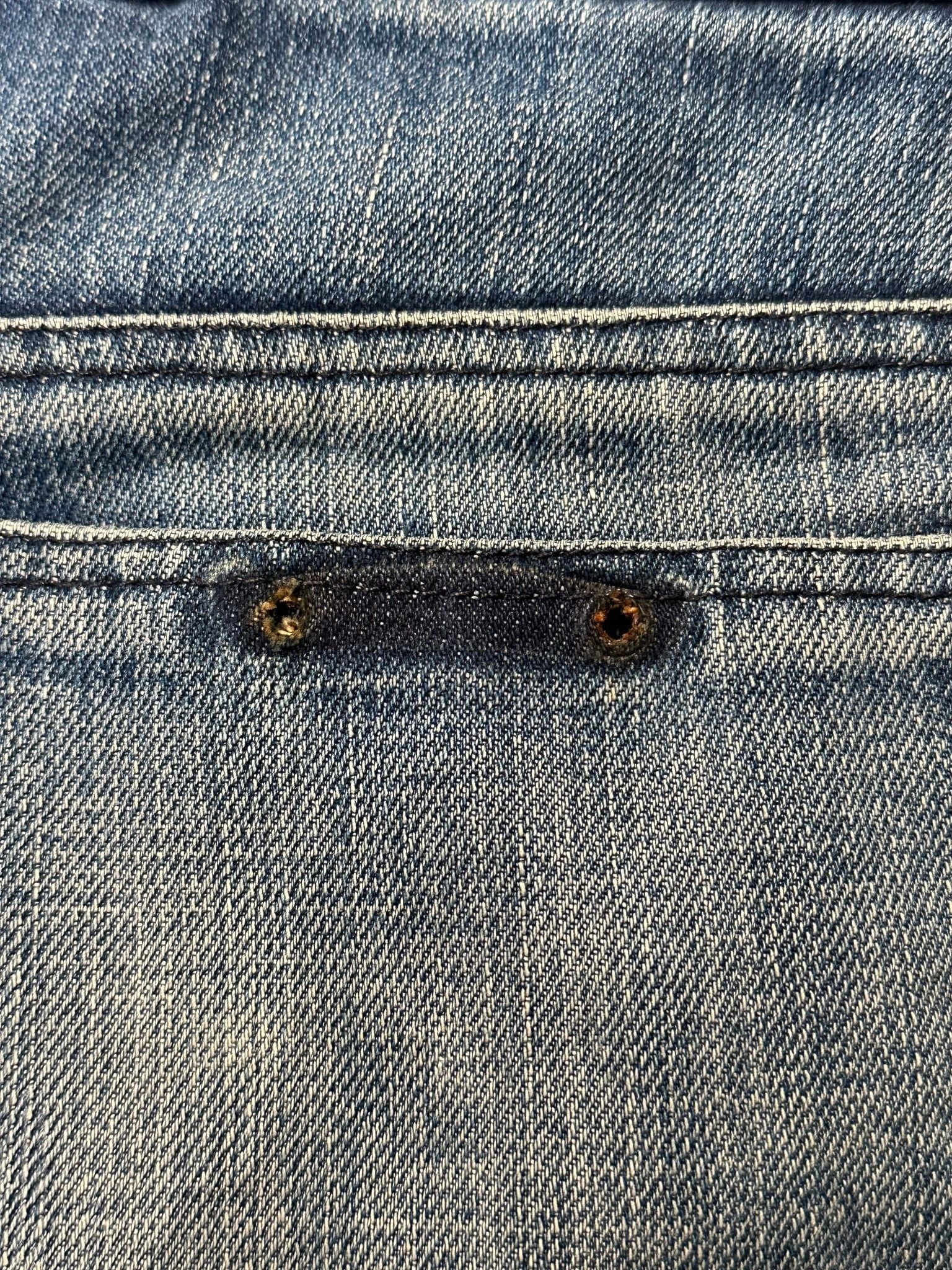 Chrome Hearts Fleur Knee Denim Jeans (Project Size 31) - Pre-Owned