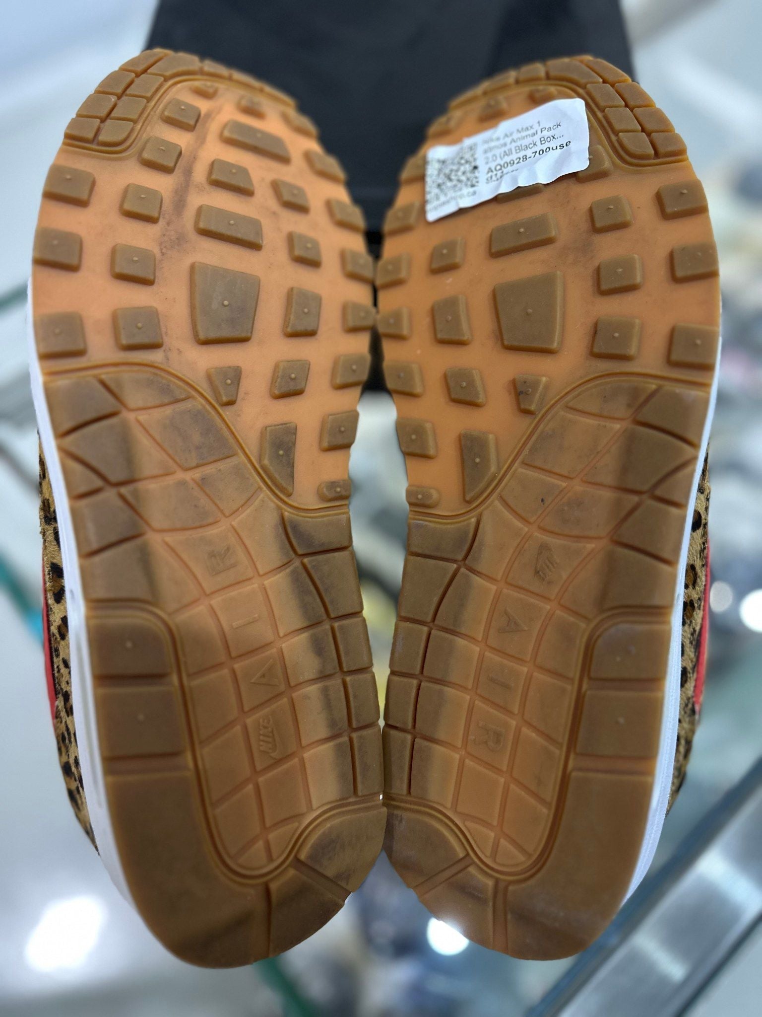 Nike Air Max 1 atmos Animal Pack 2.0 (All Black Box) (2018) - Pre-Owned Size 11