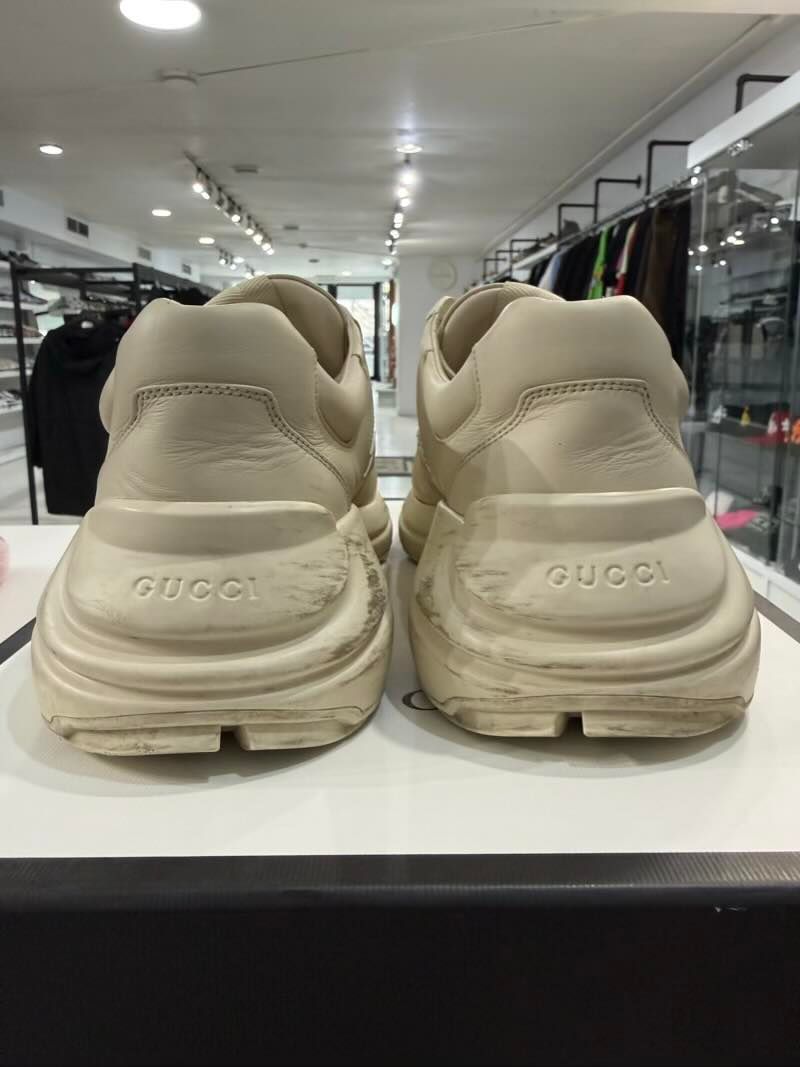 Gucci Rhyton Leather Sneaker - Pre-Owned Gucci 6/ Size 7.5M
