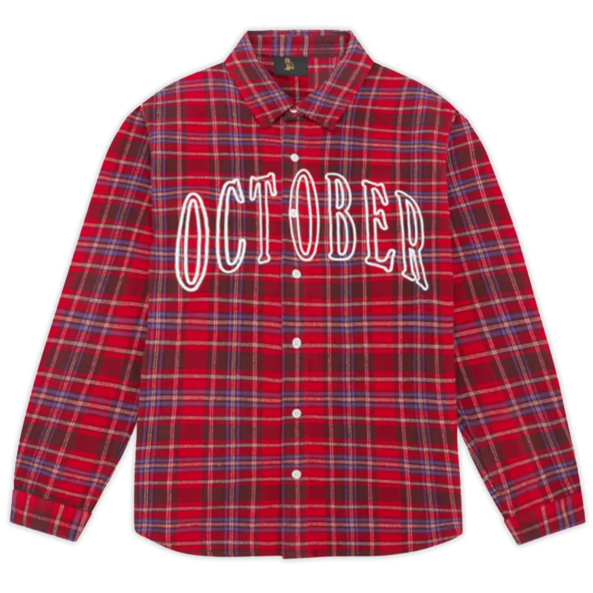 OVO Embroidered Logo Flannel Red (Preowned)