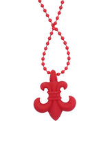 Chrome Hearts BS Fleur Silicone Necklace Red