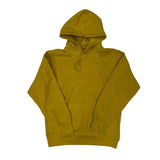 Supreme Micro Logo Hooded Sweatshirt Mustard - Pre-Owned Size M