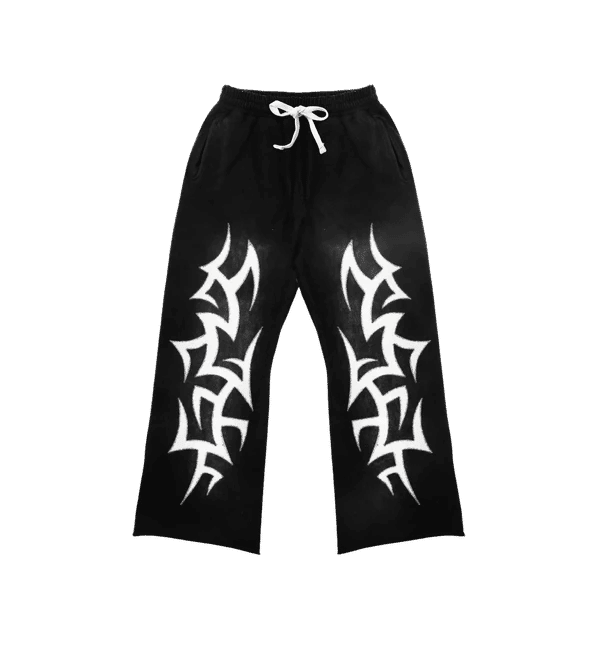 Awoken Dreams V2 Flared Sweatpants Black