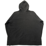 Chrome Hearts Y NOT Embroidered Thermal Zip-Up Hoodie Washed Black - Pre-Owned Size XL