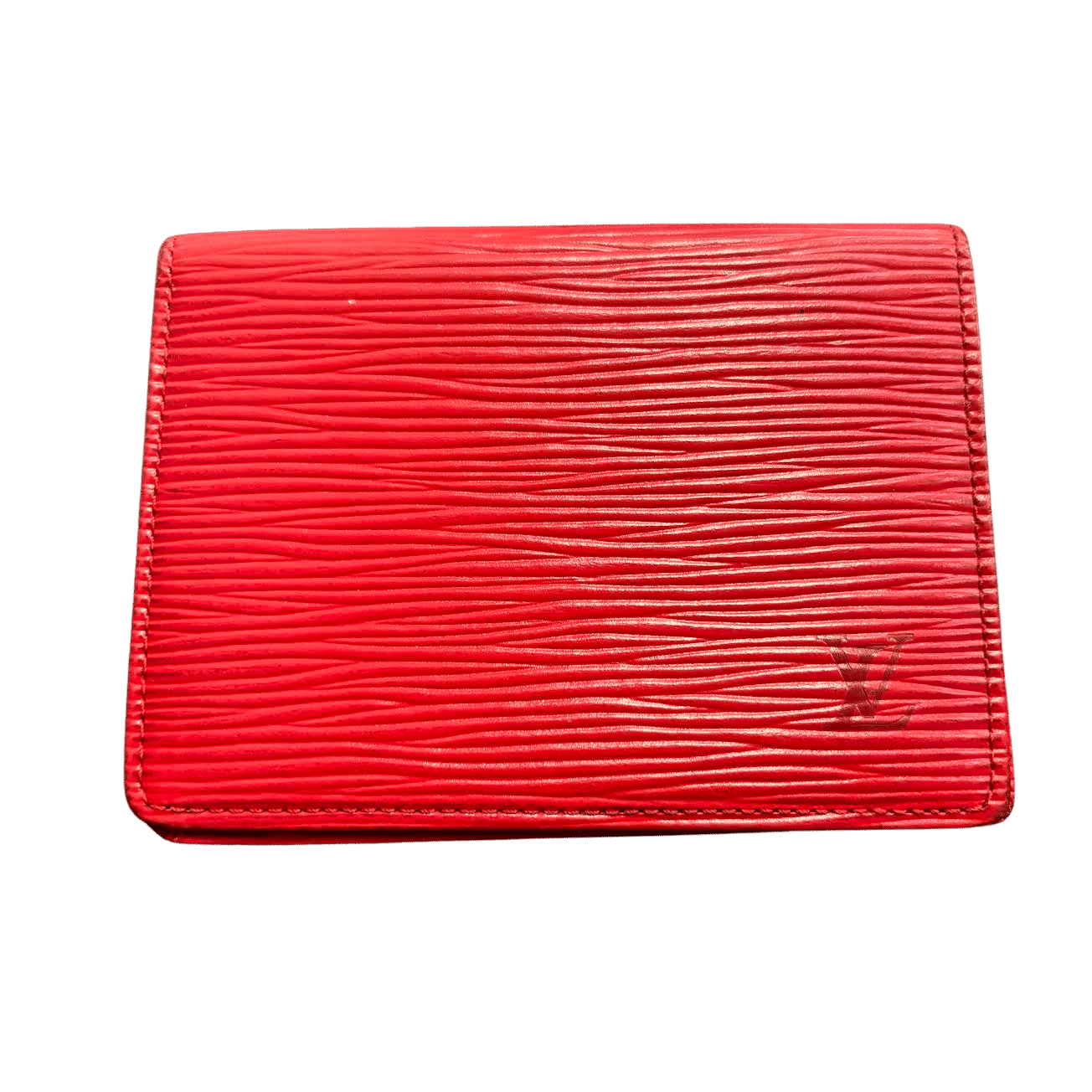 Louis Vuitton Epi Leather Bifold Passport Holder Red - Pre-Owned