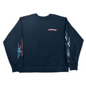 Chrome Hearts Matty Boy Stay Fast Crewneck Black (Tried On, Dry Cleaned Size L)