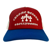 Chrome Hearts King Taco 4th Of July Trucker Hat Red/White/Blue - Lightly Used
