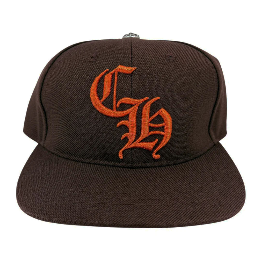 Chrome Hearts CH Trucker Hat Brown/Orange, brand new