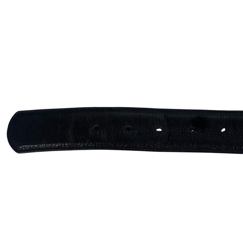 Chrome Hearts Classic Oval Buckle w/ 32in Belt Strap Black, pre-owned, size 32 – photo 6 of 6