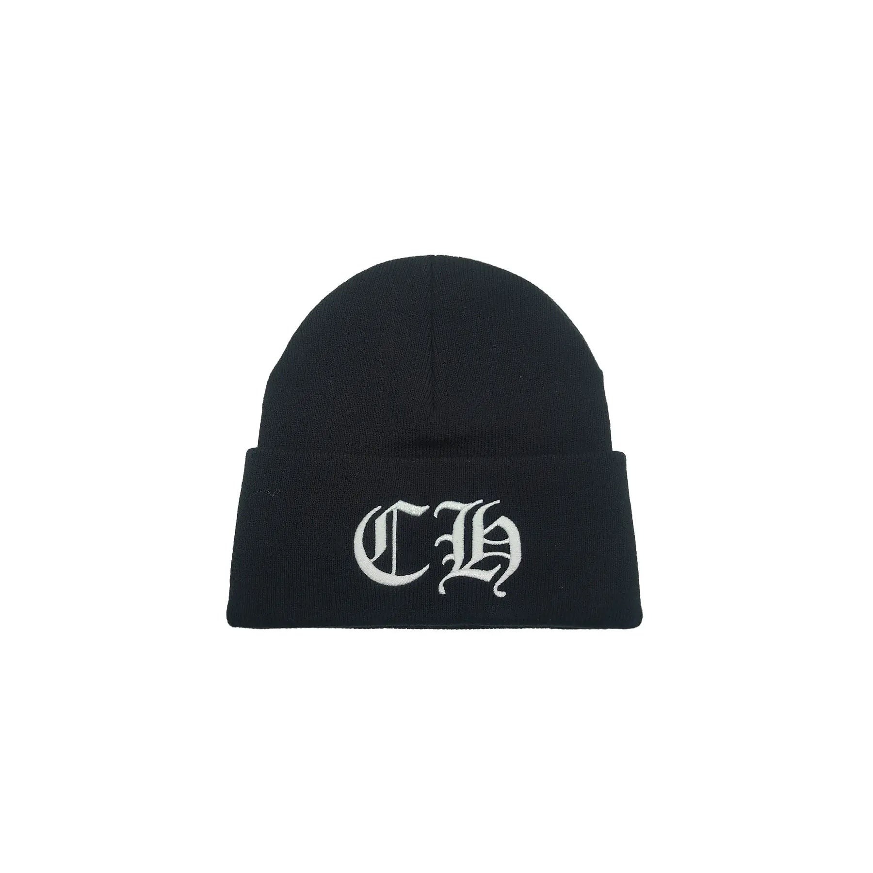 Chrome Hearts Embroidered CH Logo Black White Beanie, brand new – photo 2 of 2