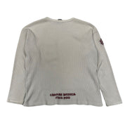 Chrome Hearts Embroidered Dagger Waffle Thermal L/S T-Shirt Cream, lightly used, size L – photo 2 of 2