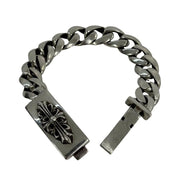 Chrome Hearts Floral Box ID Cuban Link Bracelet (8.5 Inches) - Gently, used – photo 1 of 4