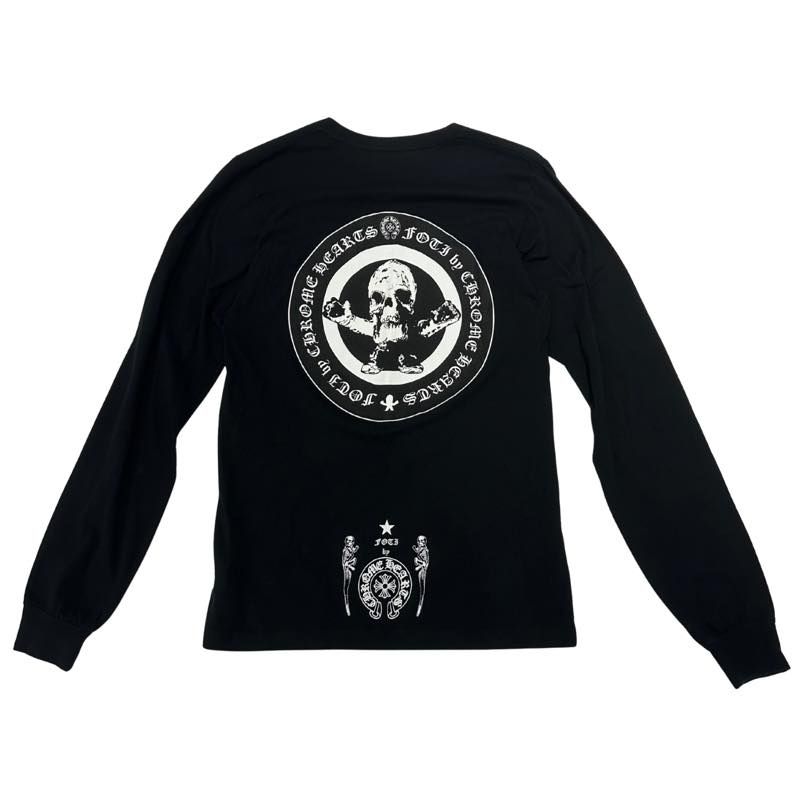 Chrome Hearts Foti Harris Teeter Skeleton L/S T-Shirt Black, brand new, size S – photo 2 of 2