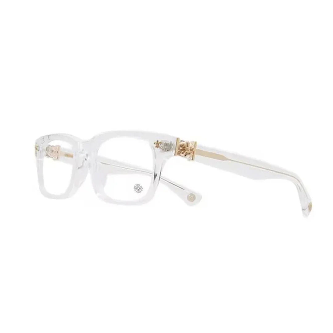 Chrome Hearts "Gittin Any?" Clear/Gold Glasses, brand new