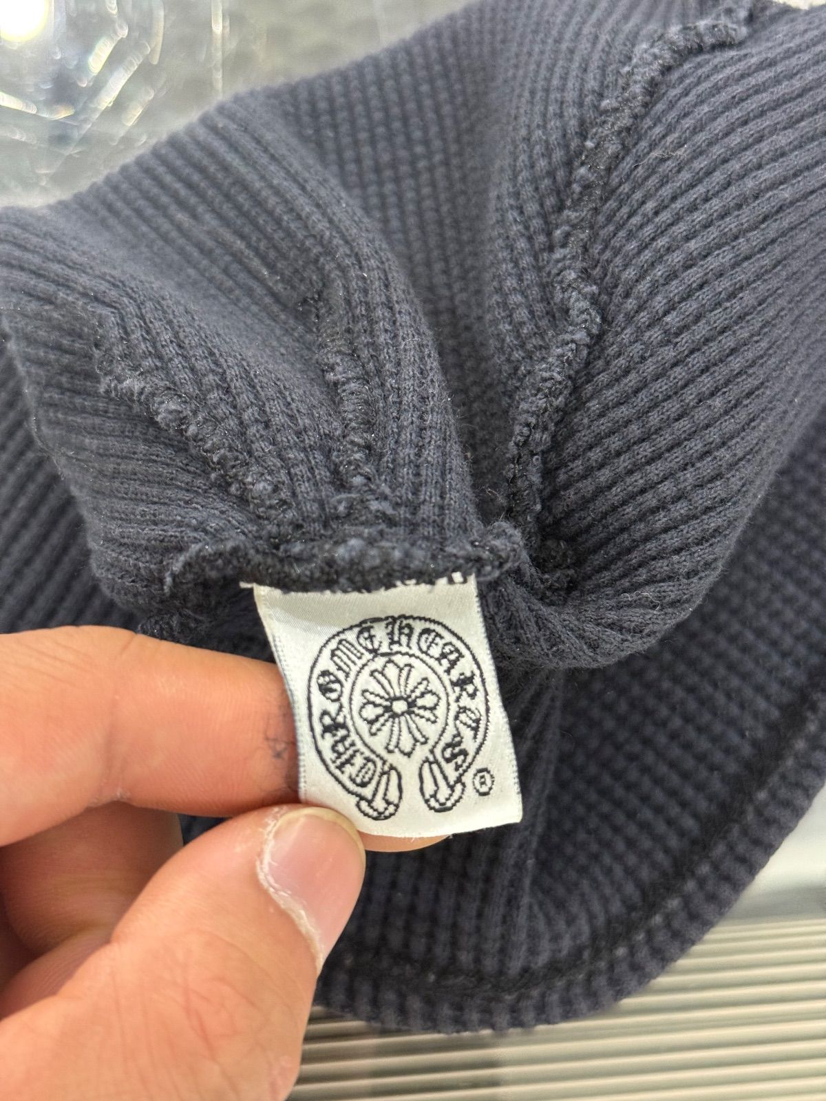 Chrome Hearts Hairy Cross Skull Cap Navy, lightly used – photo 4 of 6