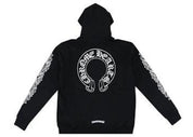 Chrome Hearts Horseshoe Floral Cross Sleeve Zip-Up Hoodie Black/White, brand new – photo 2 of 2