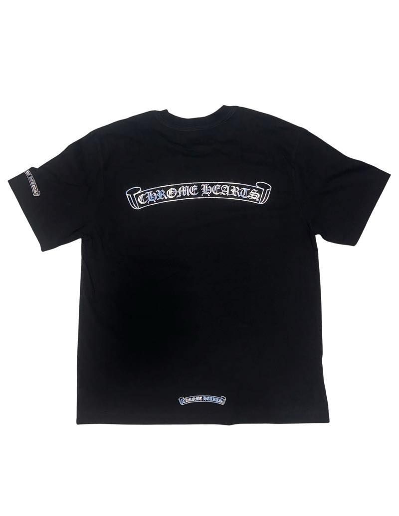 Chrome Hearts Iridescent Scroll Logo T-Shirt Black, brand new, size M – photo 2 of 2