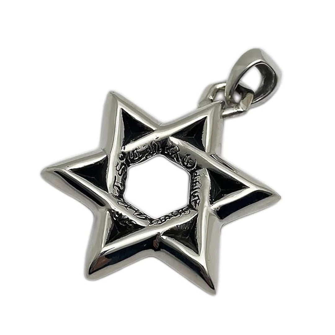 Chrome Hearts Large Star of David Pendant, brand new