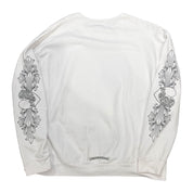 Chrome Hearts Love You Sacred Floral Heart Crewneck, lightly pre-owned, size XL – photo 2 of 2