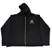 Chrome Hearts Malibu Exclusive Dagger Shoulder Logo Zip-Up Hoodie Black, pre-owned, size XXL – photo 1 of 4