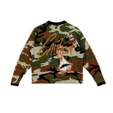 Chrome Hearts Matty Boy Caution Thermal L/S T-shirt Camo
