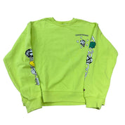 Chrome Hearts Matty Boy Link Crewneck Sweatshirt Lime Green, pre-owned, size M – photo 1 of 5