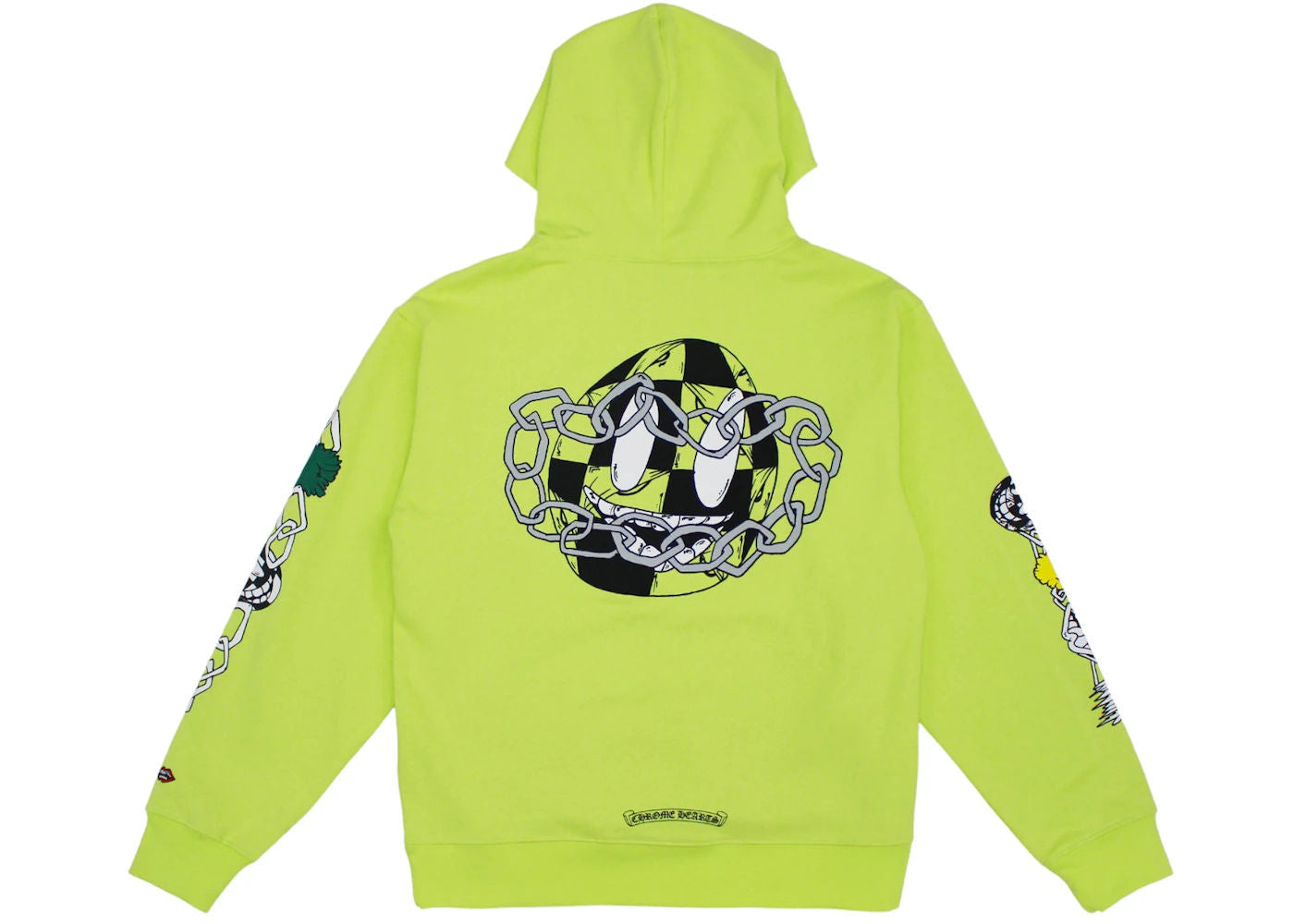 Chrome Hearts Matty Boy Link Hoodie Lime Green, brand new, size S
