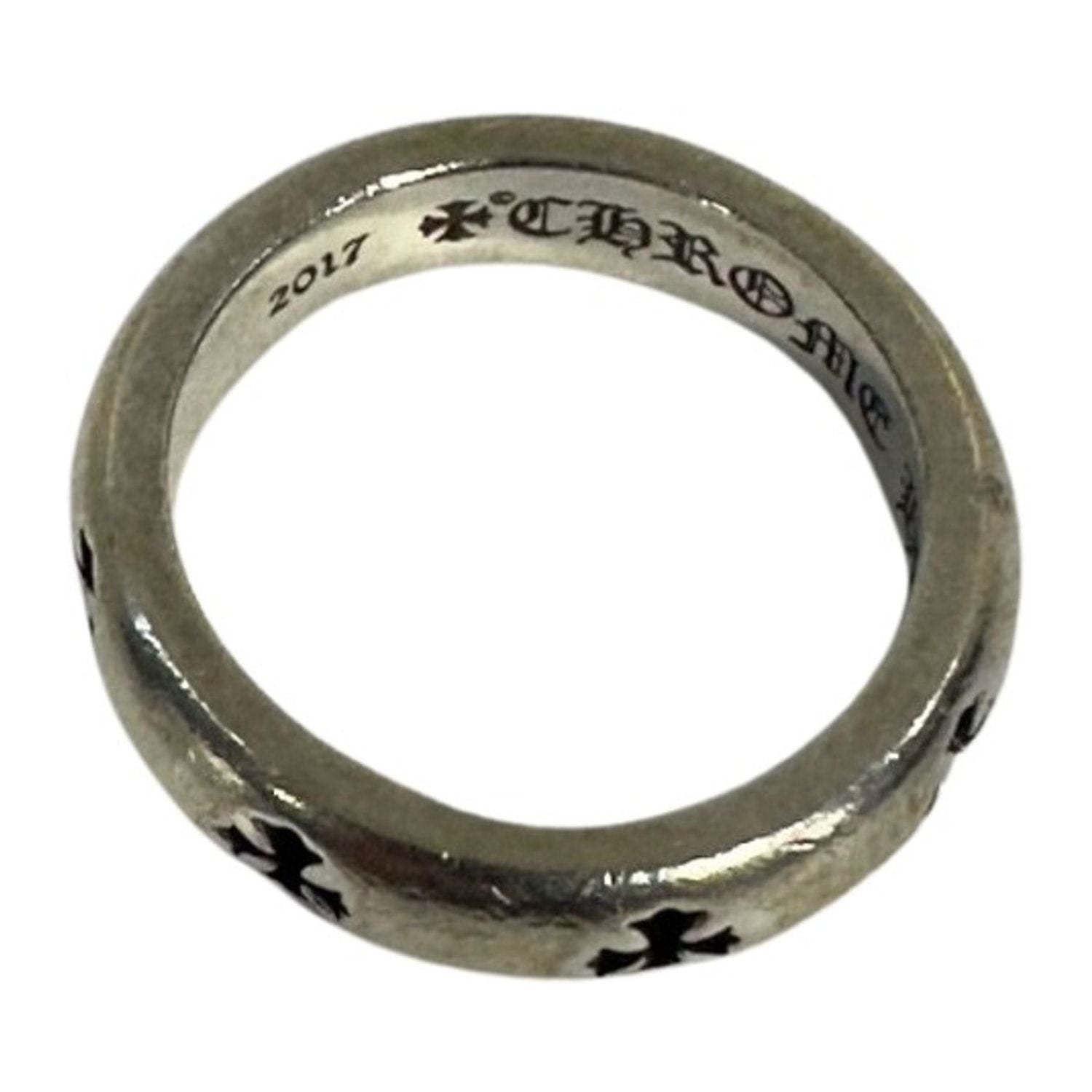 Chrome Hearts Negative CH Plus Band Ring, lightly pre-owned, size 9.5 – photo 3 of 3