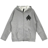 Chrome Hearts Paper Jam Triple Cross Zip-Up Grey