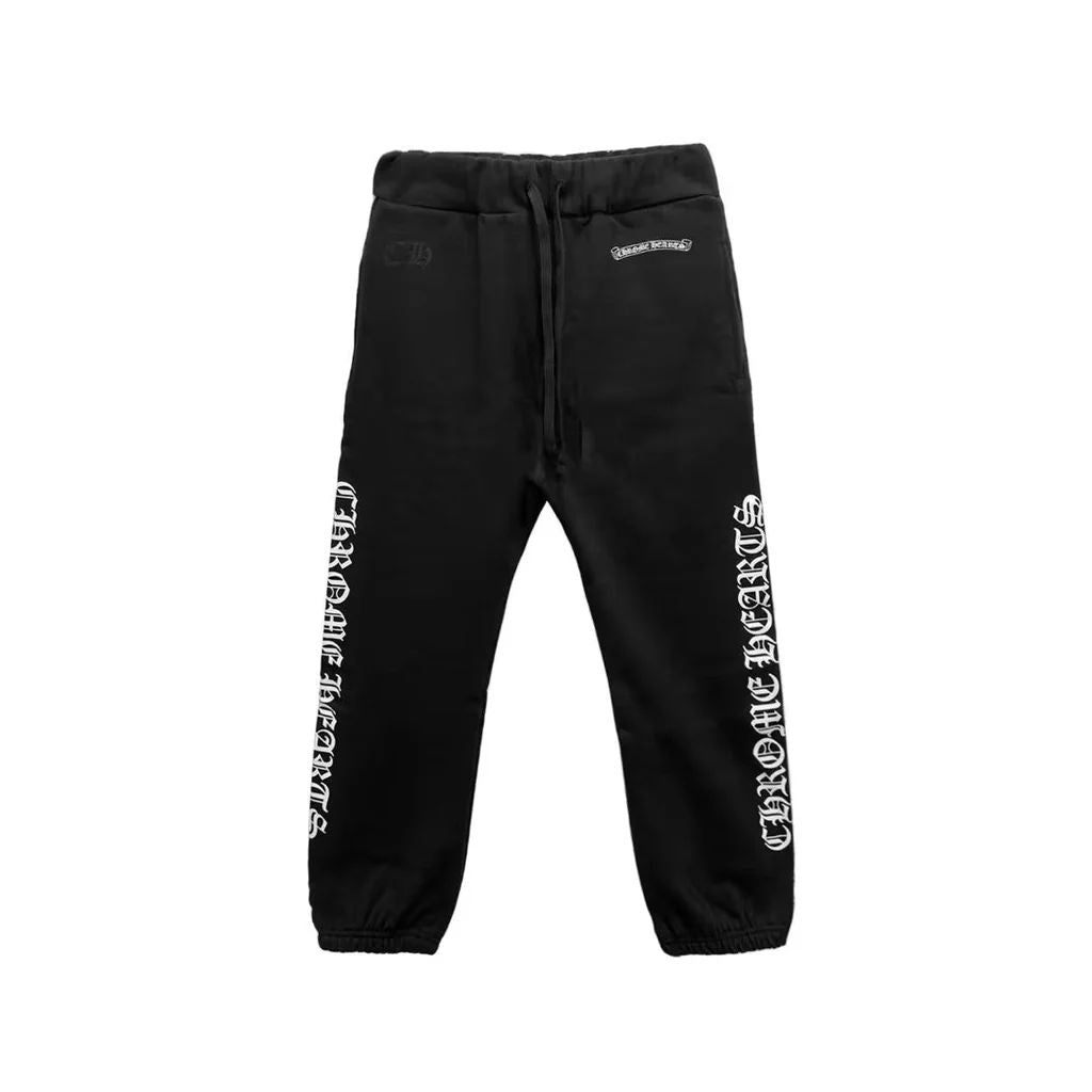 Chrome Hearts Scroll Logo Sweatpants Black, brand new – photo 2 of 2