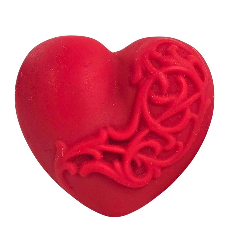 Chrome Hearts Silichrome Crying Heart Ring Red, pre-owned, size 9 – photo 1 of 5