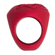 Chrome Hearts Silichrome Crying Heart Ring Red, pre-owned, size 9 – photo 3 of 5