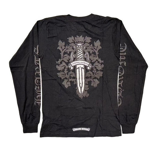 Chrome Hearts Silver Dagger L/S T-Shirt Black