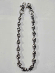 Chrome Hearts Silver Foti Skull Wallet Chain (21 Inches), lightly pre-owned – photo 2 of 5
