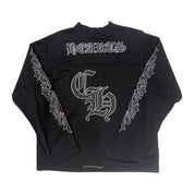 Chrome Hearts Stadium Mesh L/S Jersey Black, pre-owned, size M – photo 2 of 4